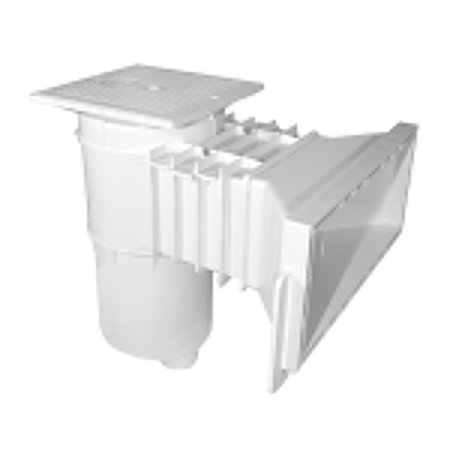 POWER HOUSE Widemouth Skimmer Square Lid, White PO2200797